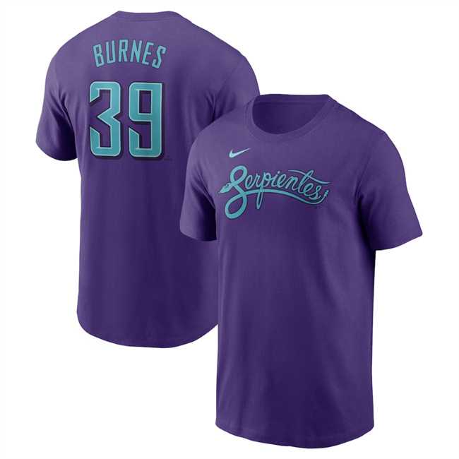 Men's Arizona Diamondbacks #39 Corbin Burnes Purple 2025 City Connect Name & Number T-Shirt,We sell and wholesale Men's Arizona Diamondbacks #39 Corbin Burnes Purple 2025 City Connect Name & Number T-Shirt on line form chian!